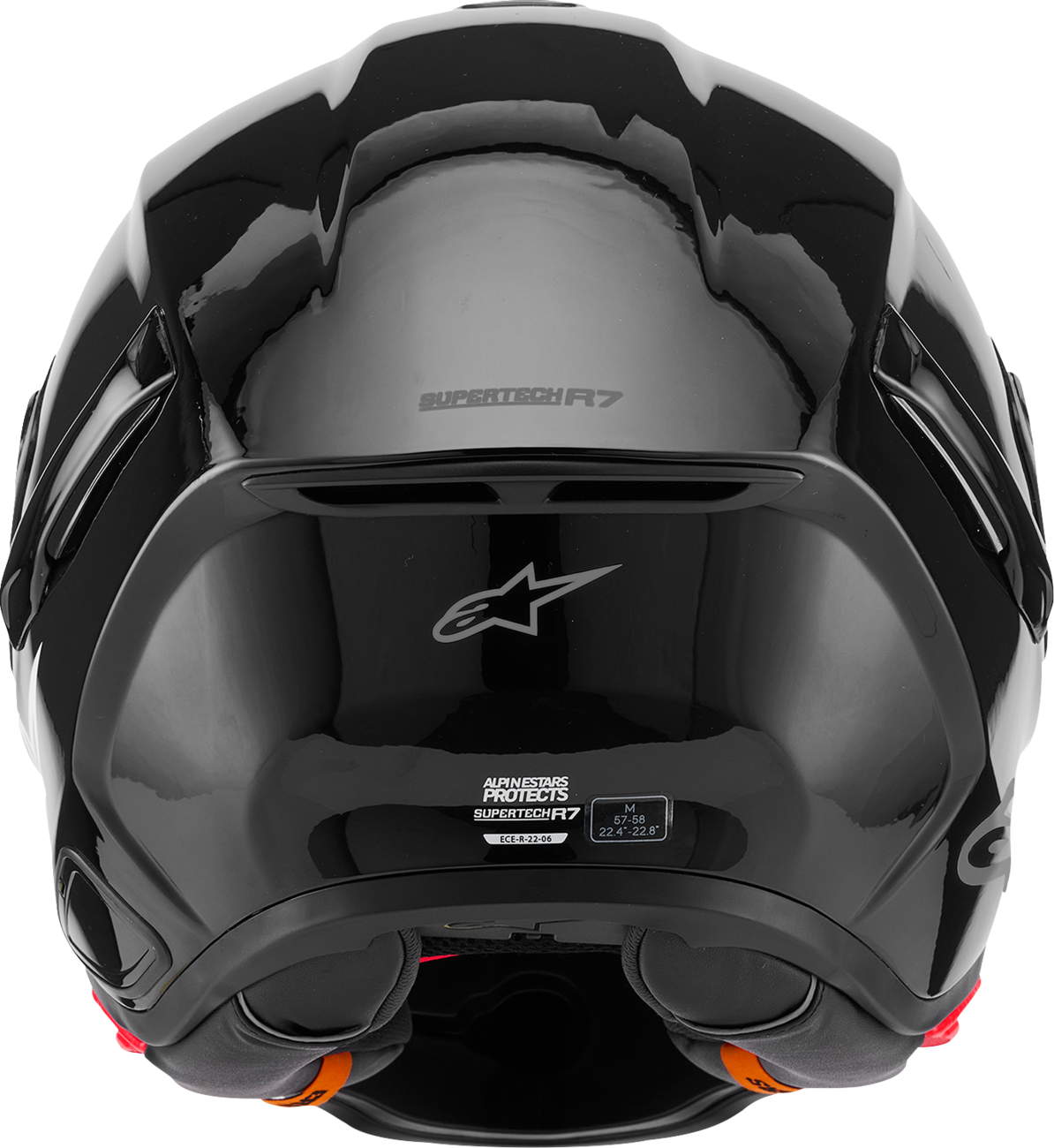 Alpinestars Supertech R7 Solid Helmets XS Gloss Black #8202126